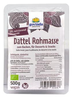 Produktfoto zu Dattel Rohmasse 500 g (GOV)