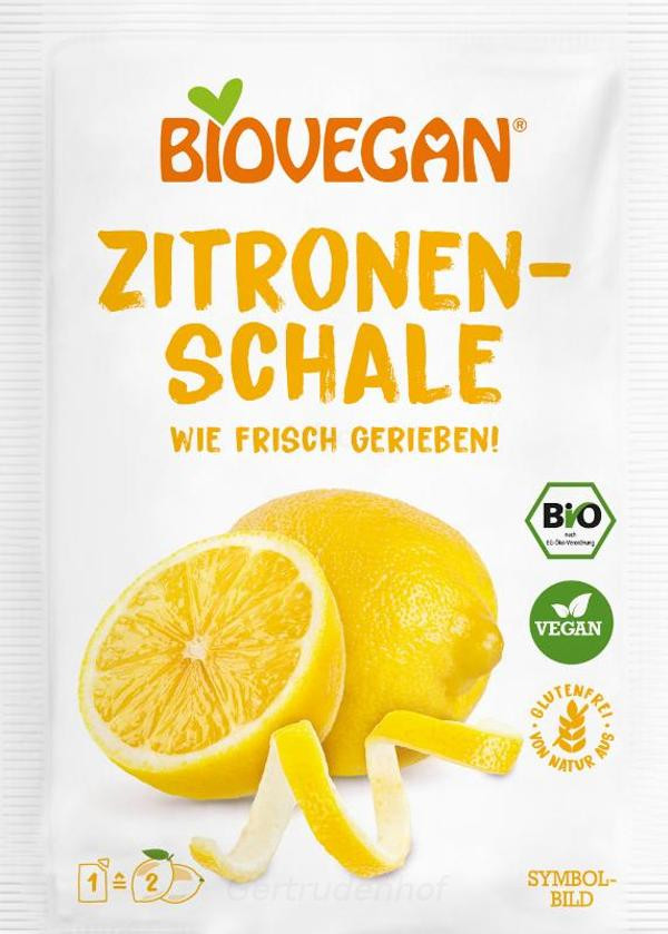 Produktfoto zu Zitronenschale gerieben 9g BVE