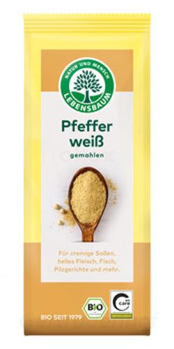 Produktfoto zu Pfeffer weiß gemahlen 50g LEB