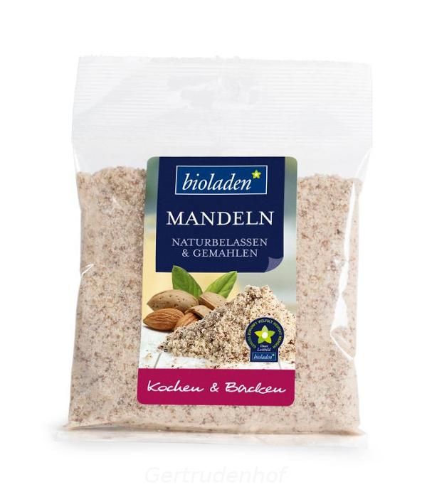 Produktfoto zu Mandeln gemahlen 100 g (WBI)