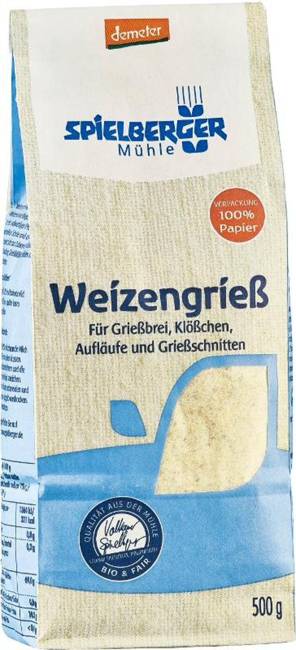 Produktfoto zu Weizengrieß 500 g (SPI)