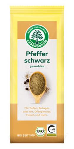 Produktfoto zu Pfeffer schwarz gemahl 50g LEB