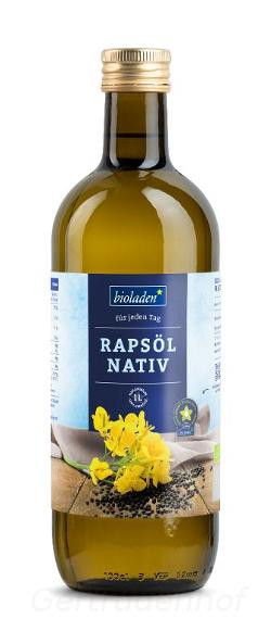 Produktfoto zu Rapsöl nativ 1L bioladen (WBI)