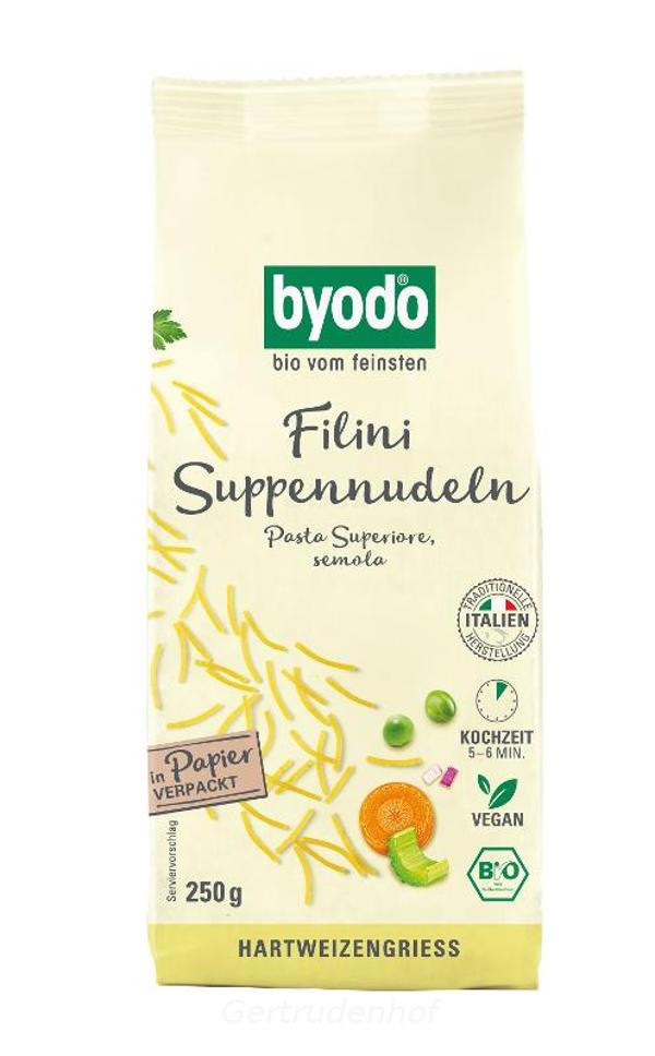 Produktfoto zu Filini Suppennudeln hell 250g