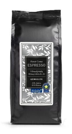 Produktfoto zu Espresso gemahlen 250 g (WBI)