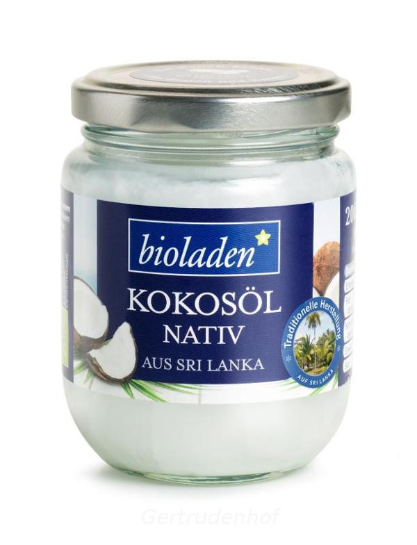 Produktfoto zu Kokosöl nativ 200 ml (WBI)