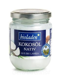 Produktfoto zu Kokosöl nativ 200 ml (WBI)