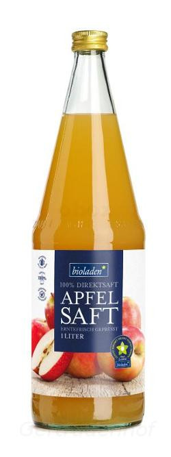 Produktfoto zu Apfelsaft naturtrüb, 1L